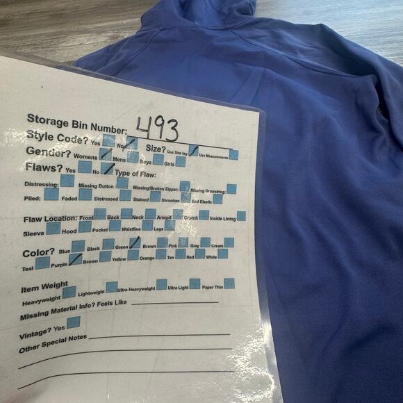 Nike Womens Purple L Dri-Fit Thumb‎ Hole Athletic Sporty Swoosh Hoodie Swoosh - Picture 8 of 11